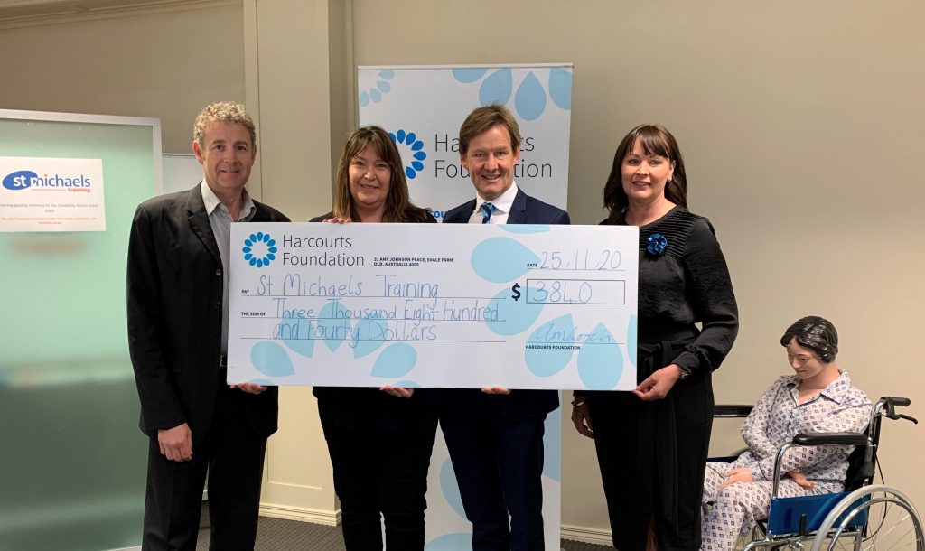 Grant from The Harcourts Foundation St Michaels Training